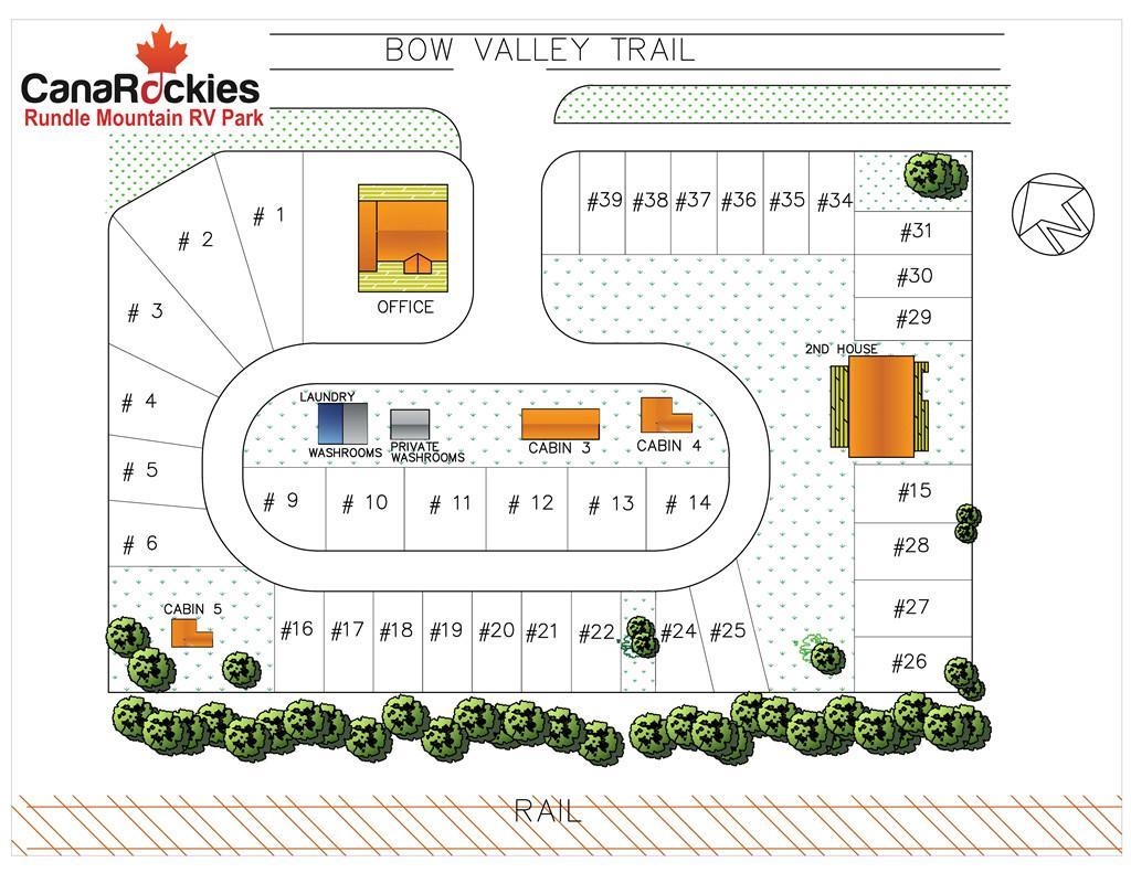 Отель Rundle Mountain Rv Park Канмор Экстерьер фото